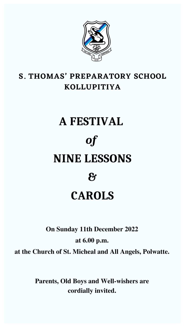 Festival of Nine Lessons & Carols