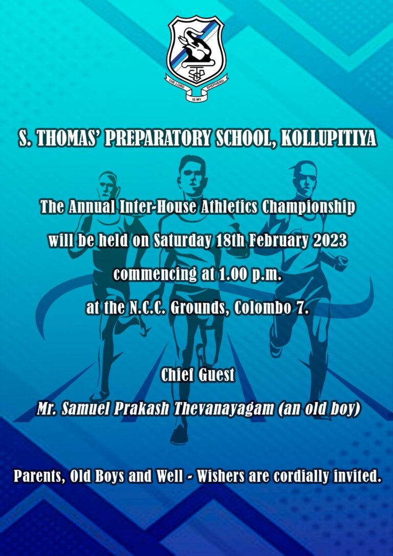 Annual Inter-House Athletics Championship 2023