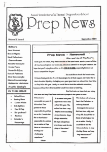 Prep News 2004 – Vol III Issue I